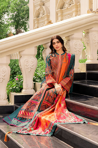 Ellena - 3-PC Unstitched Embroidered Lawn Suit