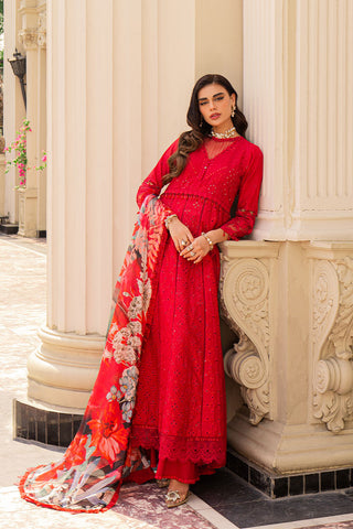 Ellena - 3-PC Unstitched Embroidered Lawn Suit