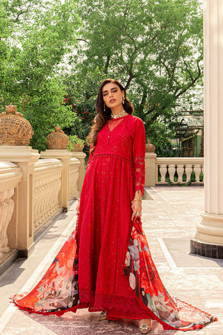 Ellena - 3-PC Unstitched Embroidered Lawn Suit