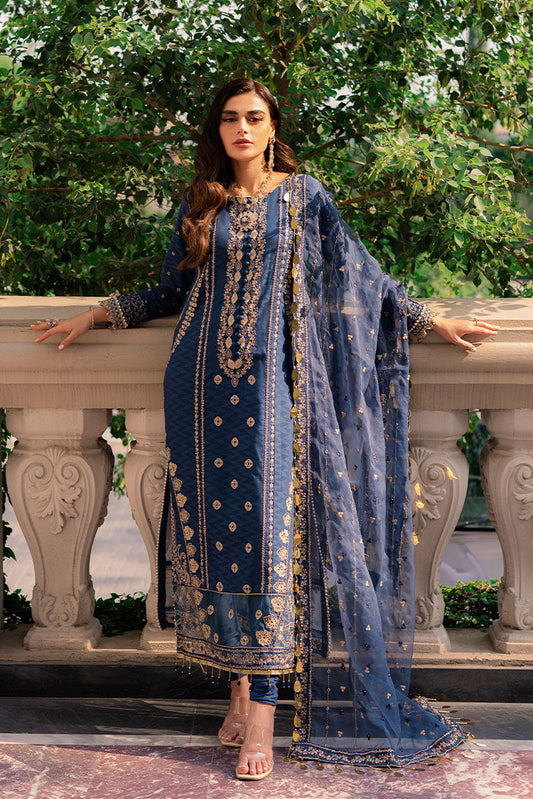 Picture of Ellena - 3-PC Unstitched Embroidered Lawn Suit - Available at Raja Sahib