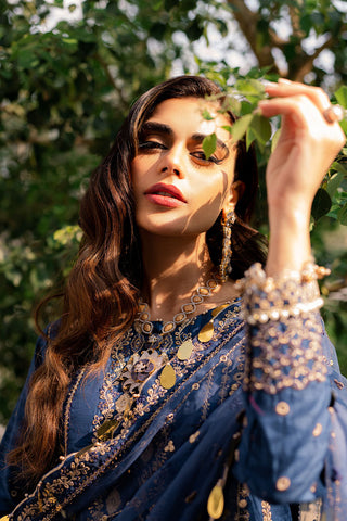 Picture of Ellena - 3-PC Unstitched Embroidered Lawn Suit - Available at Raja Sahib