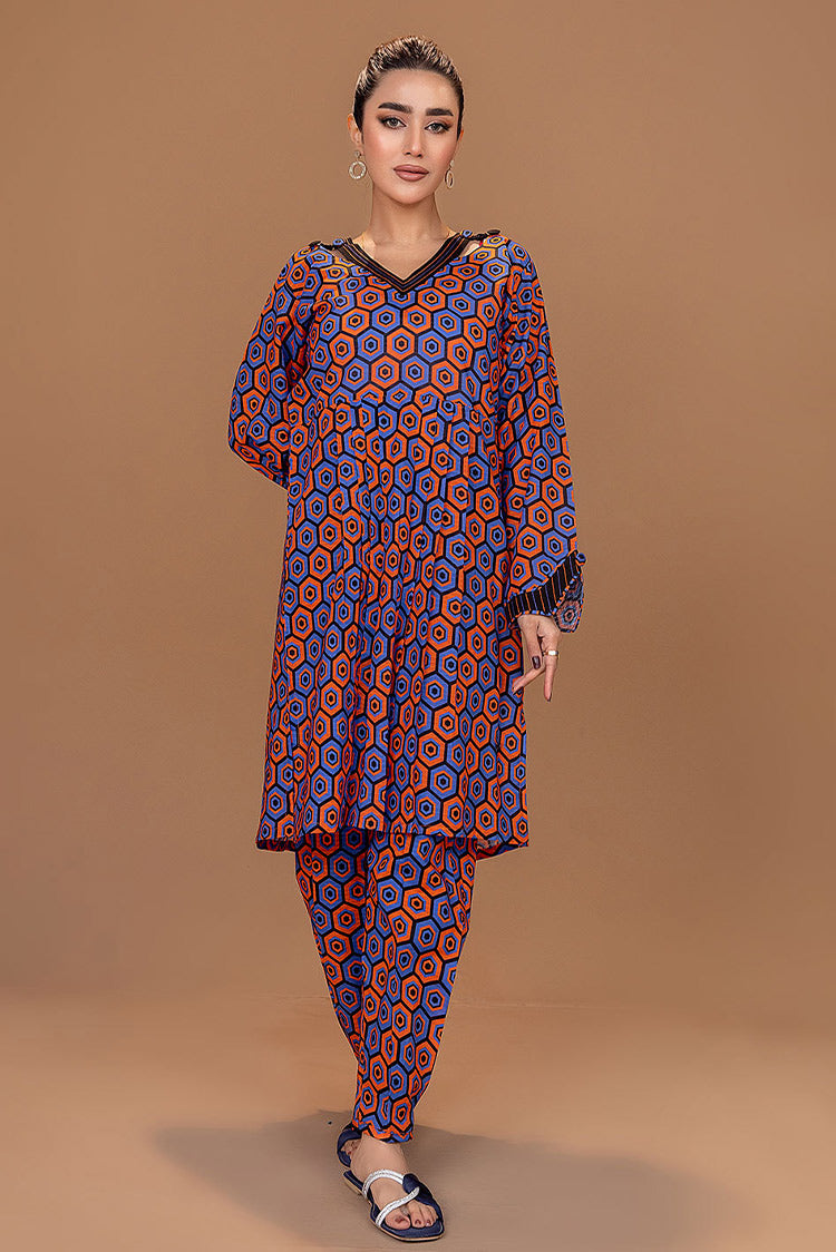 Picture of Safwa - 2 Piece Printed Lawn Pret - Available at Raja Sahib