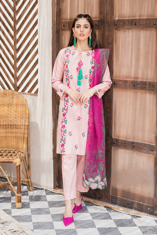 Picture of Maria Osama Khan - Casual Pret Collection - Petunia - Available at Raja Sahib