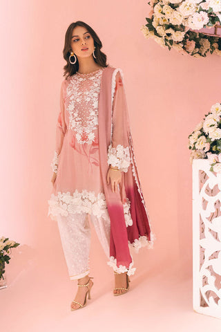 Picture of RJS Pret - Inaaya Eid Edit Pret Collection - Pink Rose - Available at Raja Sahib