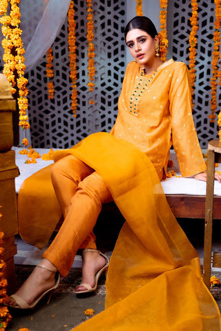 PSK Couture - Humsafar Exclusive Collection - Pumpkin Spice