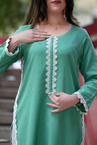 Ethereal - Polished Pine Embellished Shirt