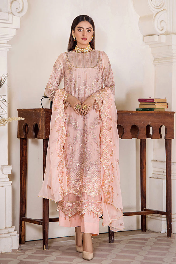 Picture of Humdum - Pareesha Embroidery Tilla Work Collection - PS-07 - Available at Raja Sahib