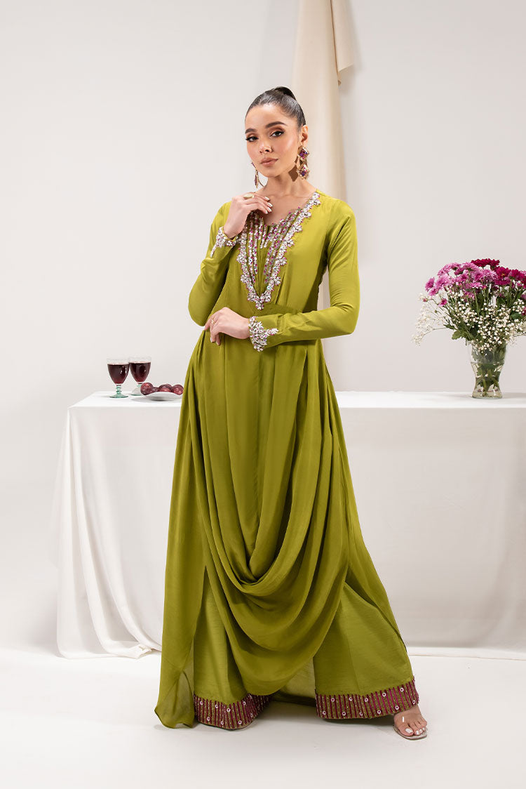 Picture of Maria Osama Khan - Tiffany Pret Collection Vol 1 - Peridot - Available at Raja Sahib