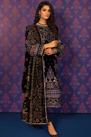 Plachi Embroidered Unstitched Collection - 5405