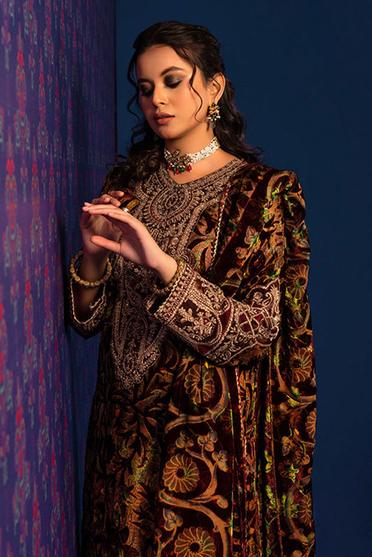 Picture of Adans Libas - Plachi Embroidered Unstitched Collection - 5406 - Available at Raja Sahib