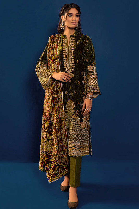 Picture of Adans Libas - Plachi Embroidered Unstitched Collection - 5409 - Available at Raja Sahib