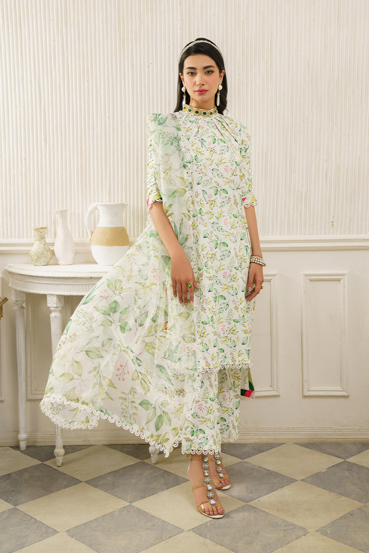 Picture of RJS Pret - Neo RTW Collection - Botanical Green - Available at Raja Sahib