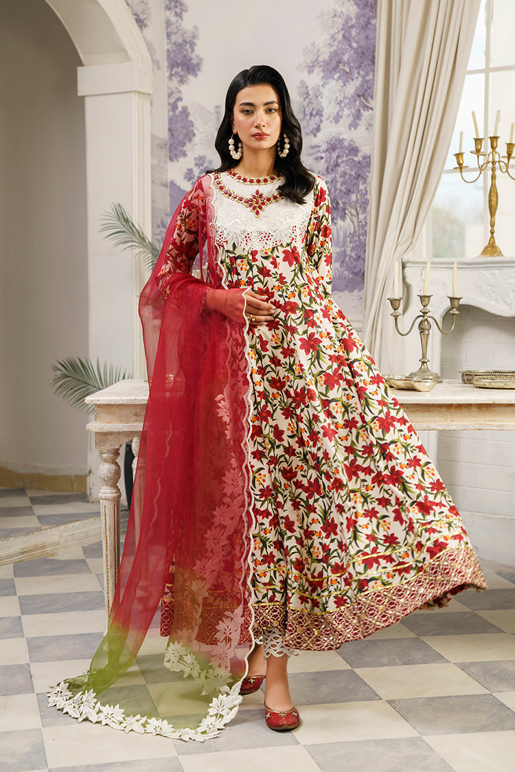 Picture of RJS Pret - Neo RTW Collection - Red Fleurs - Available at Raja Sahib