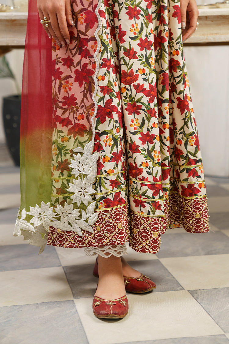 Picture of RJS Pret - Neo RTW Collection - Red Fleurs - Available at Raja Sahib