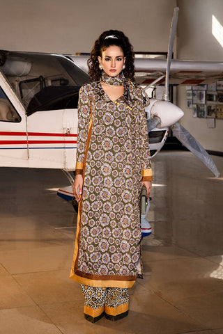 Picture of Maria Osama Khan - Retro Ready to Wear Edit Vol 2 - Moon Flower - Available at Raja Sahib