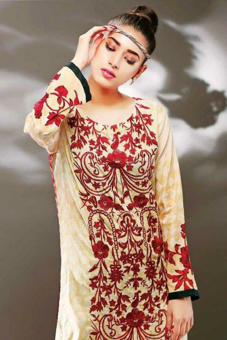 Picture of Riaz Arts - PK 82 Plush Embroidered Kurti Collection - Available at Raja Sahib