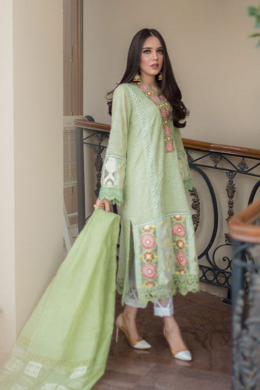 Picture of RJS Pret - Bahar Pret Collection - Sheen Green - Available at Raja Sahib