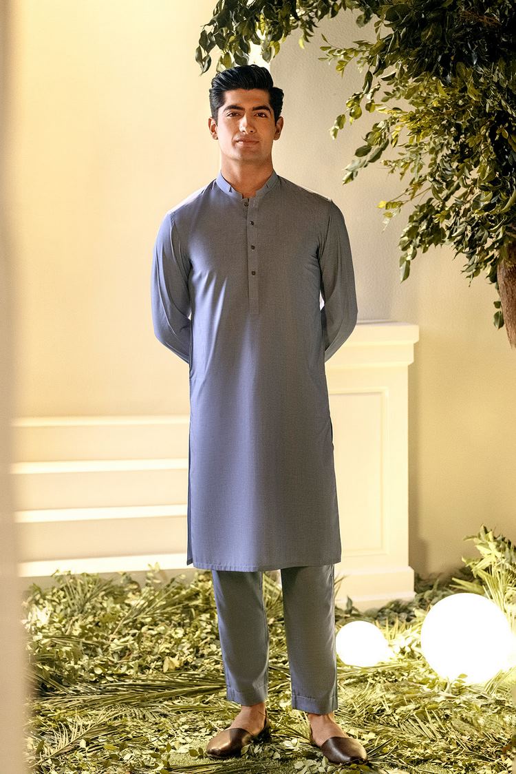 Picture of Dynasty - Blended Kurta Trouser - Available at Raja Sahib