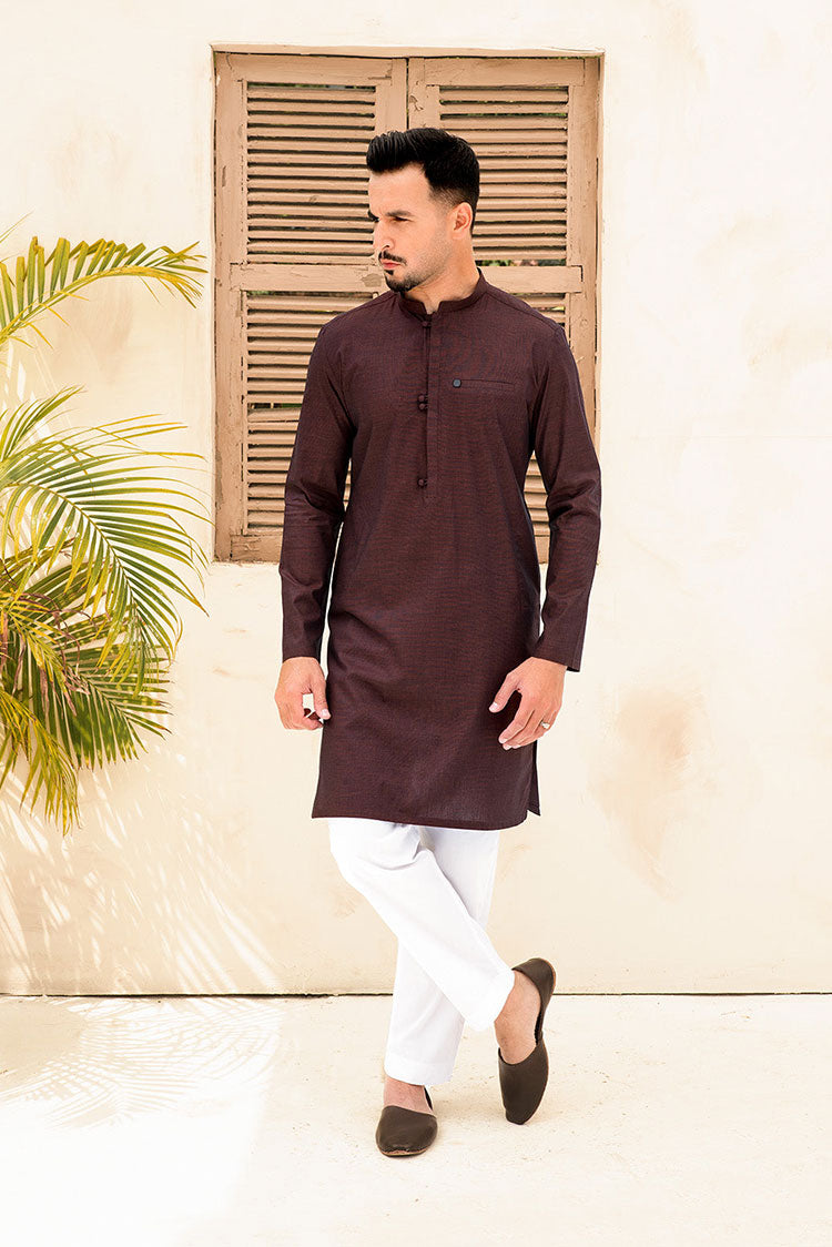 Picture of Dynasty - Cotton Blended Kurta - Available at Raja Sahib