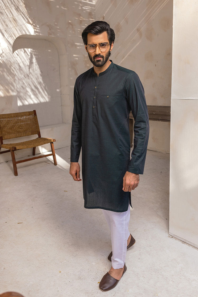 Picture of Dynasty - Cotton Blended Kurta - Available at Raja Sahib