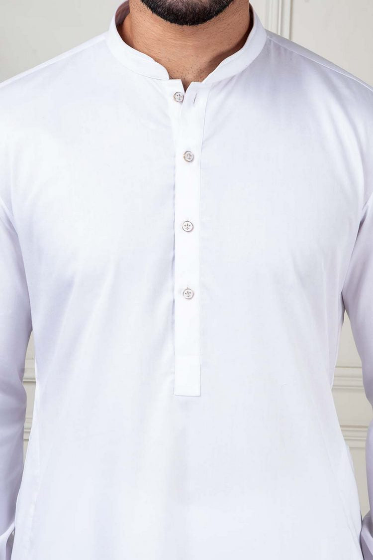 Picture of Dynasty - Fine Cotton Kurta Trouser - Available at Raja Sahib