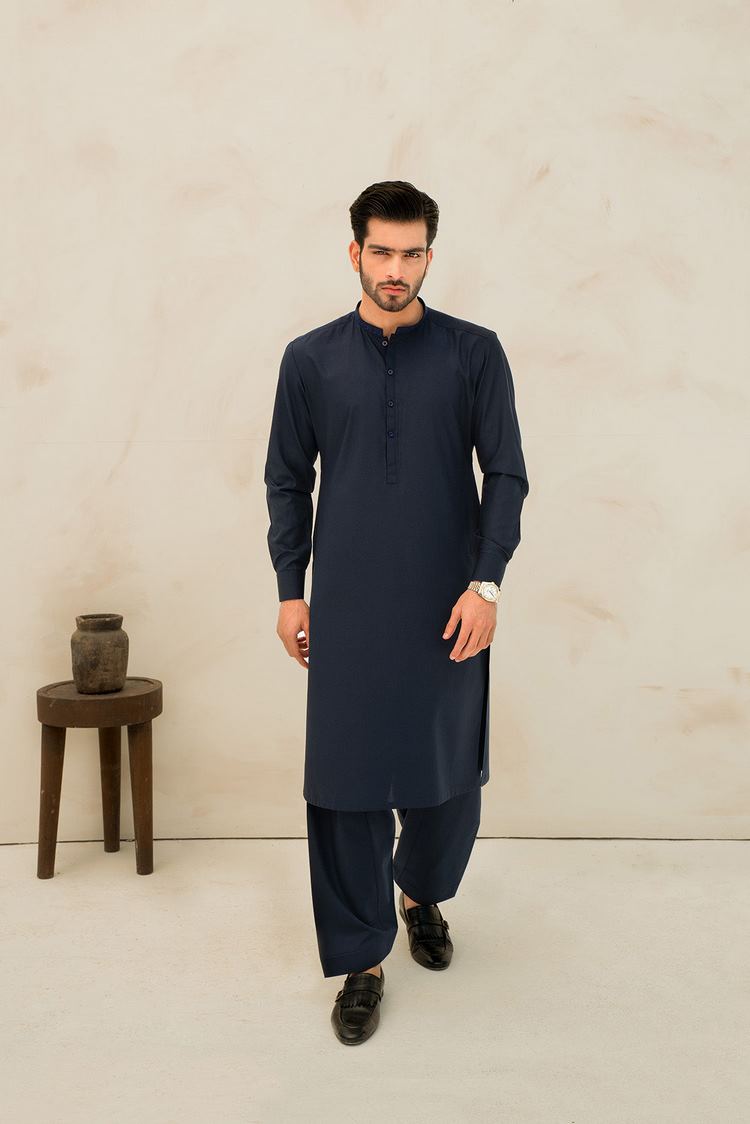 Picture of Dynasty - Embroidered Wash & Wear Shalwar Kameez - Available at Raja Sahib