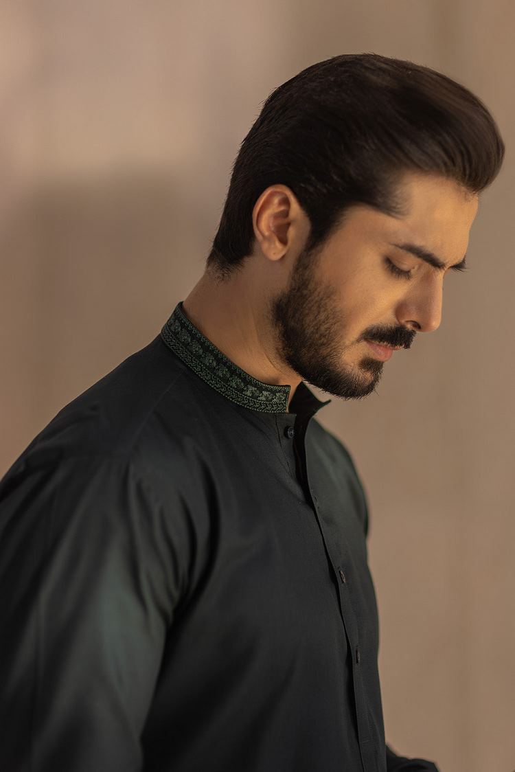 Picture of Dynasty - Embroidered Wash & Wear Shalwar Kameez - Available at Raja Sahib