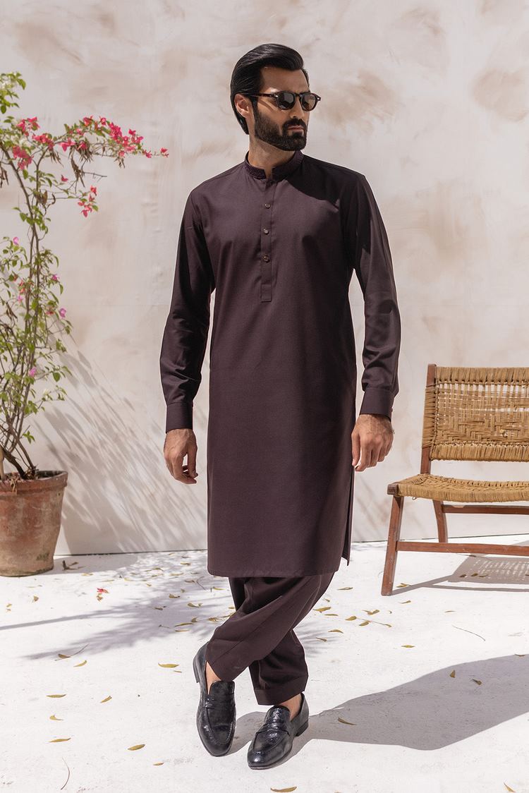 Picture of Dynasty - Embroidered Wash & Wear Shalwar Kameez - Available at Raja Sahib