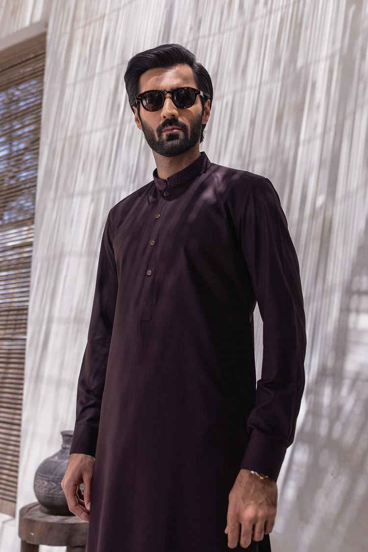 Picture of Dynasty - Embroidered Wash & Wear Shalwar Kameez - Available at Raja Sahib