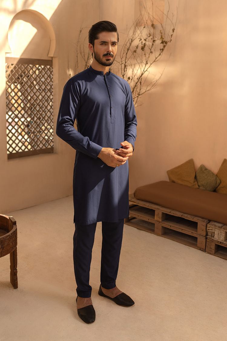 Picture of Dynasty - Blended Kurta Trouser - Available at Raja Sahib