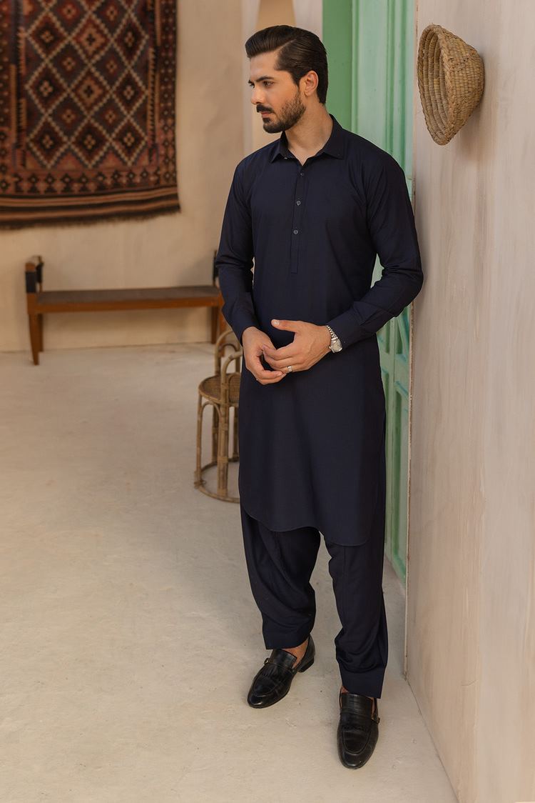 Picture of Dynasty - Blended Shalwar Kameez - Available at Raja Sahib