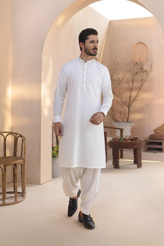 Picture of Dynasty - Embroidered Wash & Wear Shalwar Kameez - Available at Raja Sahib