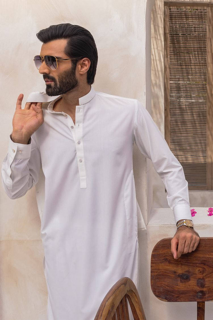 Picture of Dynasty - Wash & Wear Shalwar Kameez - Available at Raja Sahib