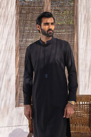 Picture of Dynasty - Embroidered Wash & Wear Shalwar Kameez - Available at Raja Sahib