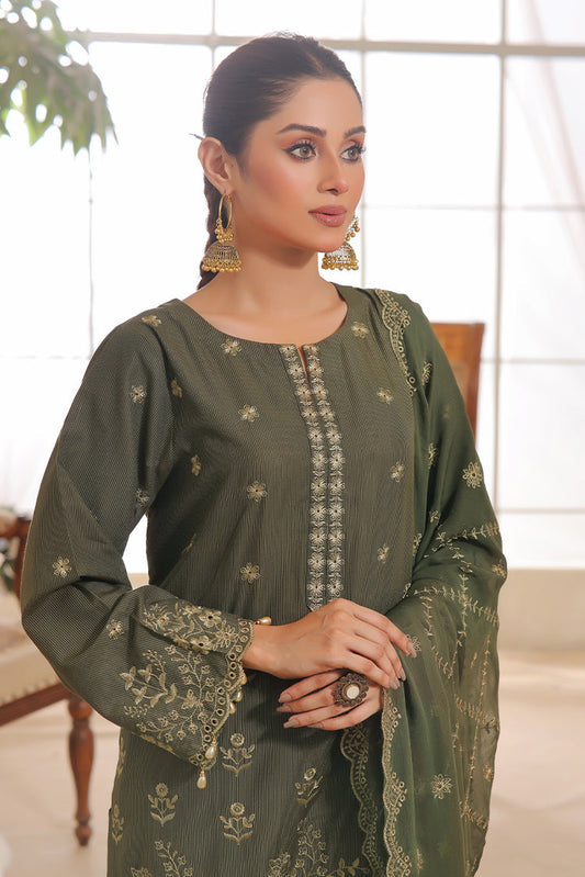 Picture of Safwa - Aura 3 Piece Masuri Premium Embroidered Collection - SUC-01 - Available at Raja Sahib