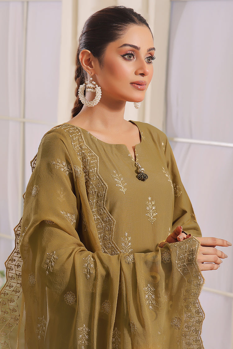 Picture of Safwa - Aura 3 Piece Masuri Premium Embroidered Collection - SUC-03 - Available at Raja Sahib