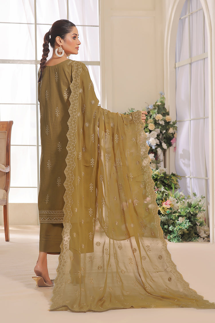 Picture of Safwa - Aura 3 Piece Masuri Premium Embroidered Collection - SUC-03 - Available at Raja Sahib