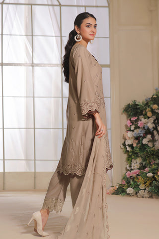 Safwa - Aura 3 Piece Masuri Premium Embroidered Collection - SUC-10