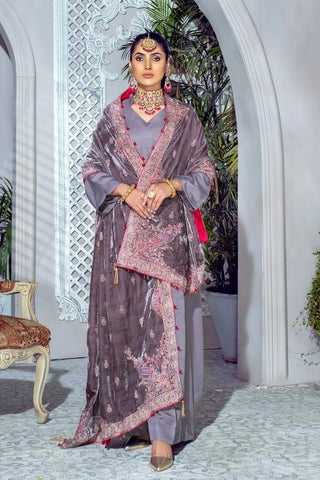 Picture of Shahbano - Ibtida Velvet Pret Collection-Surmaie - Available at Raja Sahib