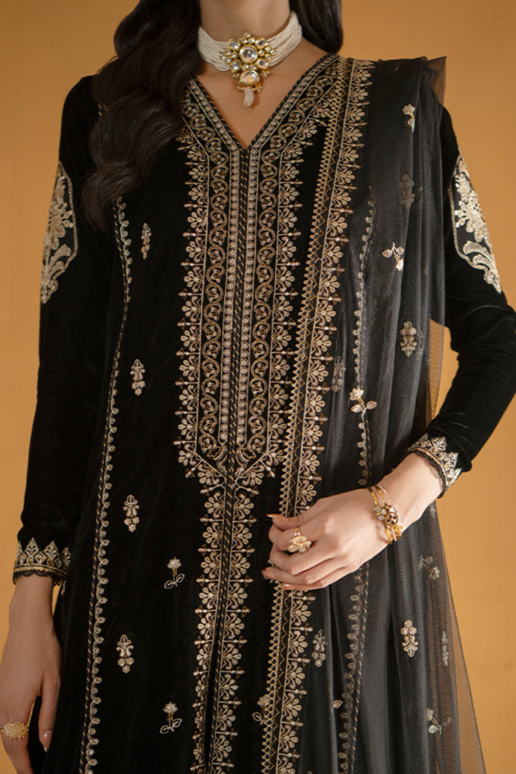 Picture of Meraki Unstitched Velvet Formals - Sybil - Available at Raja Sahib