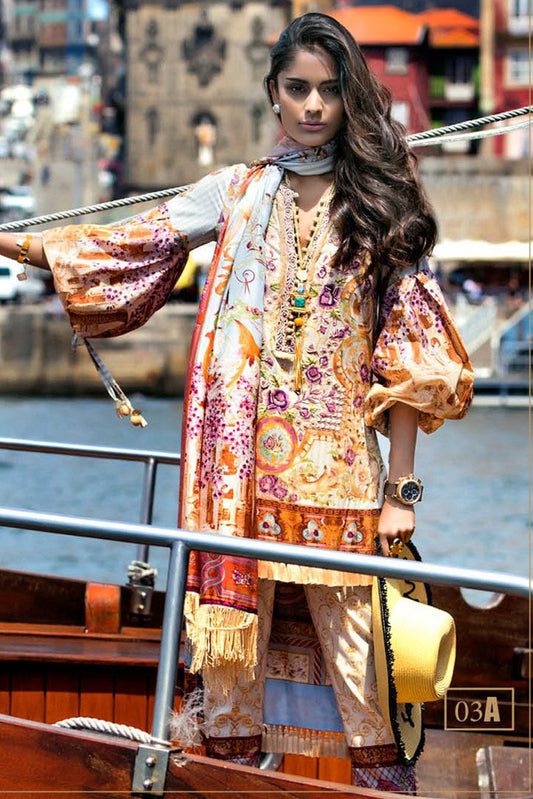 Picture of Shariq - Art No-3A Shariq Multi Summer Collection - Available at Raja Sahib