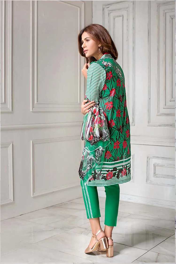 Picture of Gul Ahmed - 3 PC Embroidered Silk Suit AS14 Summer Collection - Available at Raja Sahib