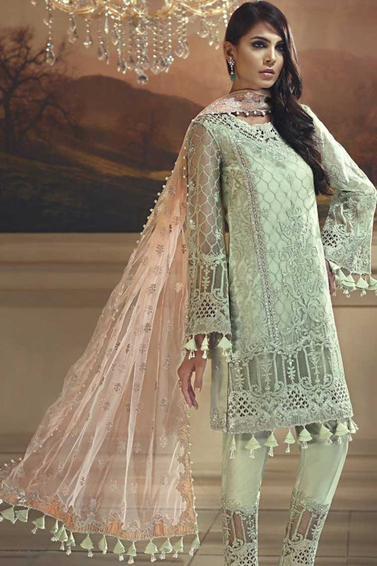 Picture of Anaya - AWC 05 Mint Melba The Wedding Edit Collection - Available at Raja Sahib