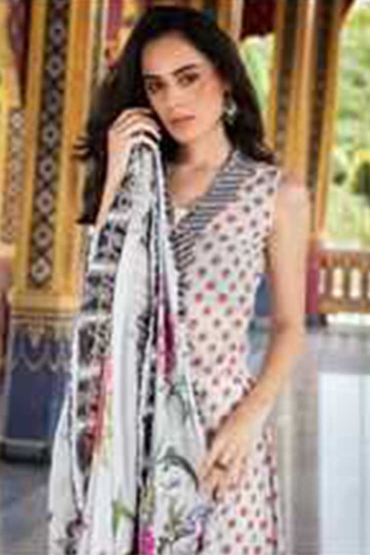 Picture of Shaista - Design 105A White Summer Collection - Available at Raja Sahib