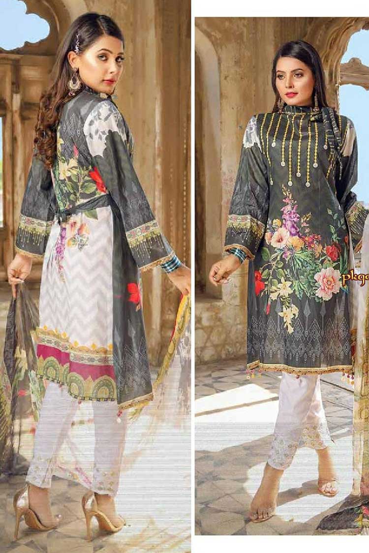 Picture of Noor Textile - Design 02 Maya Dupatta Shirt Collection - Available at Raja Sahib