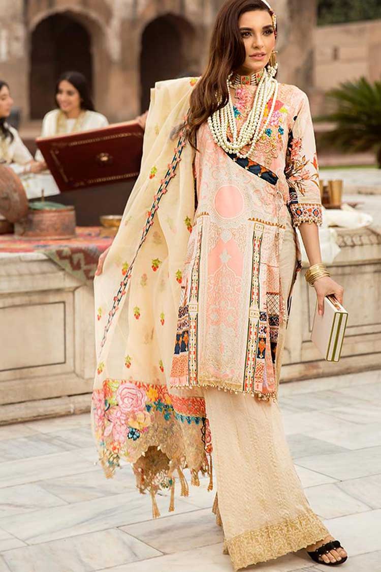 Picture of Ittehad - 11-Marjaan Daastan Luxury Lawn Collection - Available at Raja Sahib