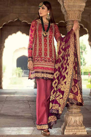 Picture of Zainab Chottani - 02 Riwayat Jamdani Wedding Festive Collection - Available at Raja Sahib