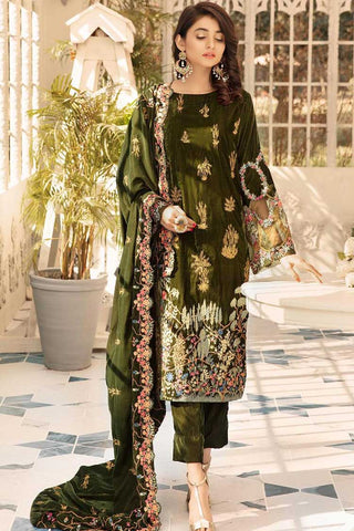 Picture of Shaista - Svc-298 Embroidered Velvet Collection - Available at Raja Sahib