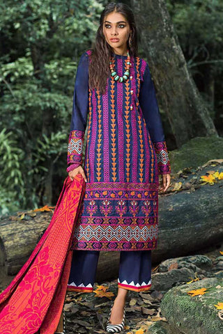 Picture of Zainab Chottani - 08 Sienna Sapphire Luxury Shawl Collection - Available at Raja Sahib