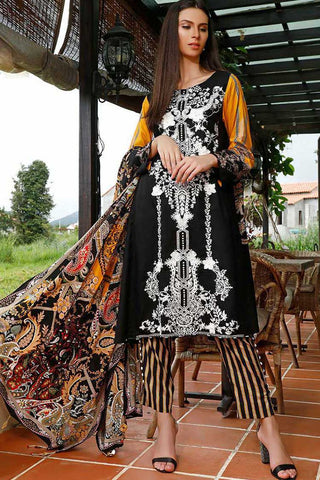 Picture of Ittehad - BLIRIS 3PS BLK Fall Winter  Collection - Available at Raja Sahib